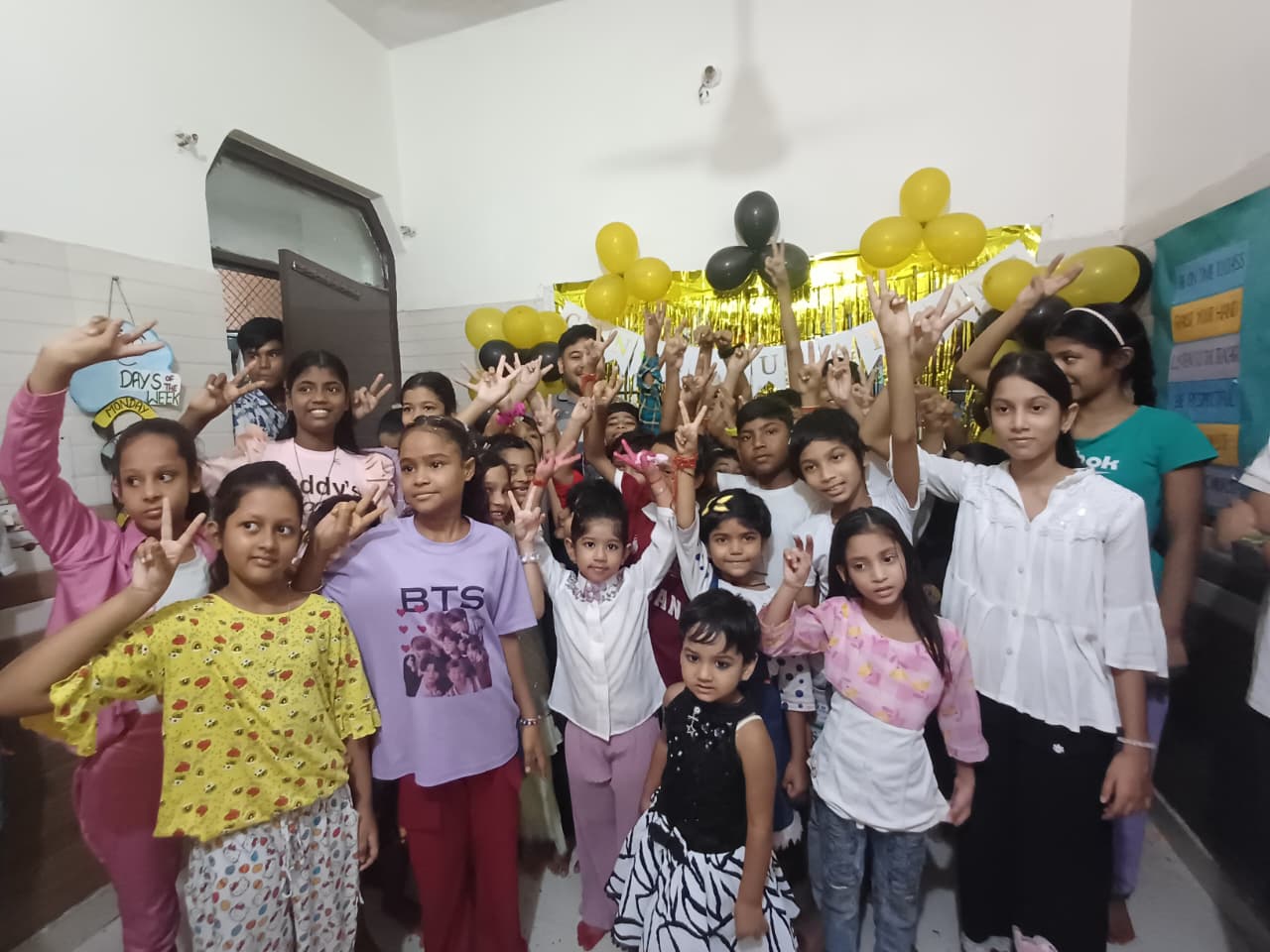 Shiksha Foundation children in a joyful moment