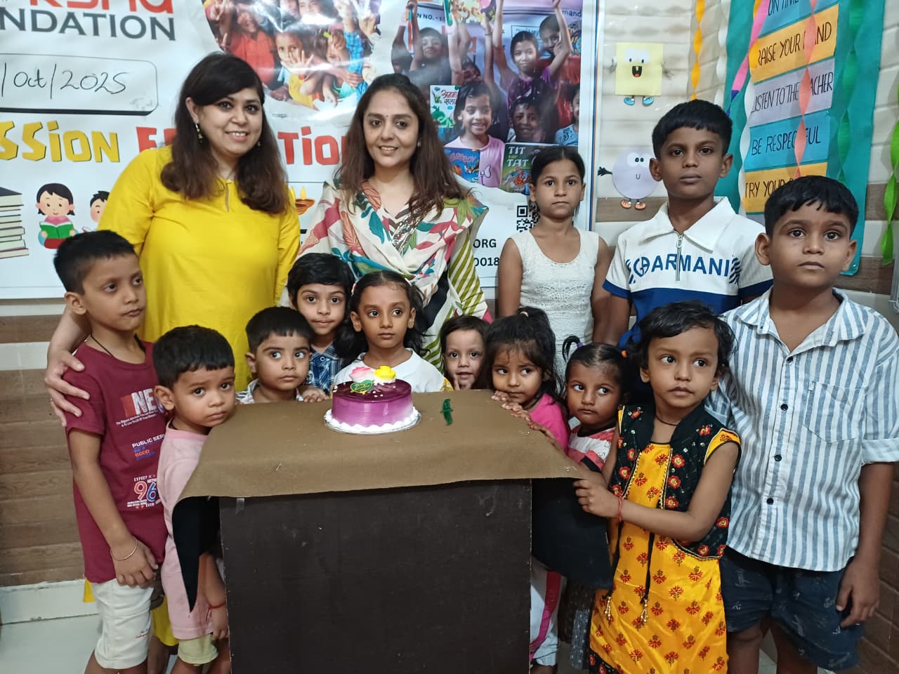 Community gathering organized by Shiksha Foundation