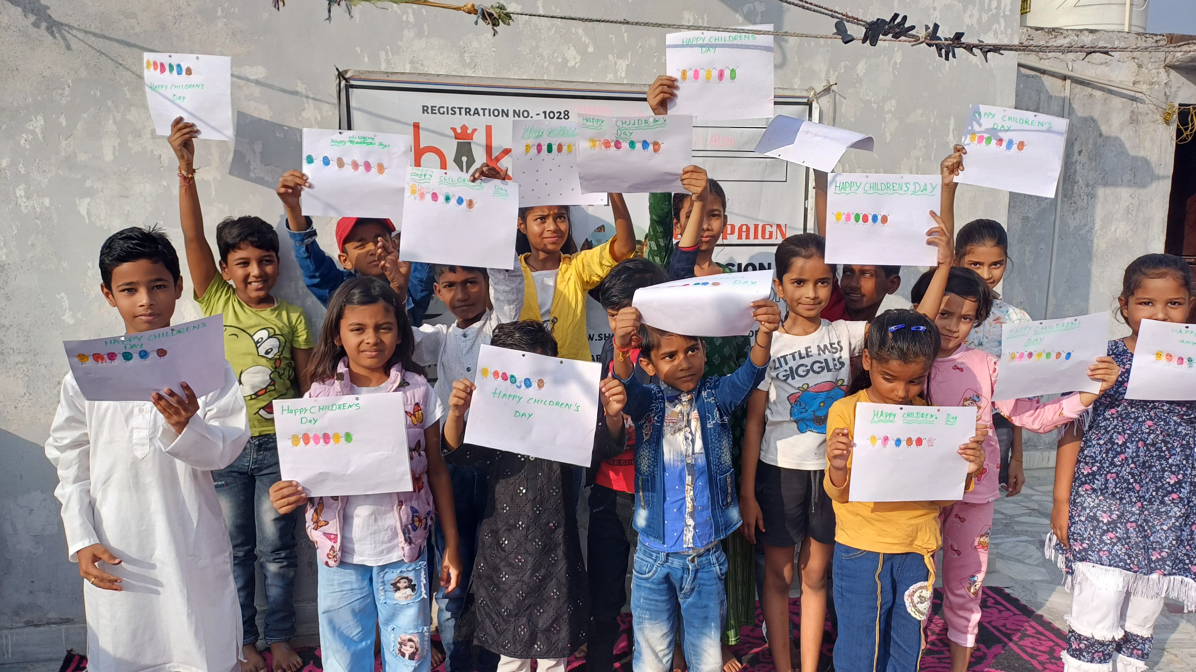 Shiksha Foundation project in action — helping children